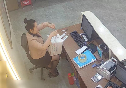 The jewelry store hostess in black nylon gave us a shoeplay lesson 18