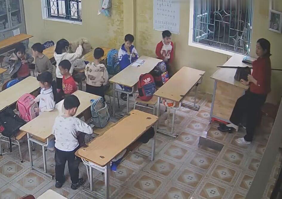 After class she put on her high heels