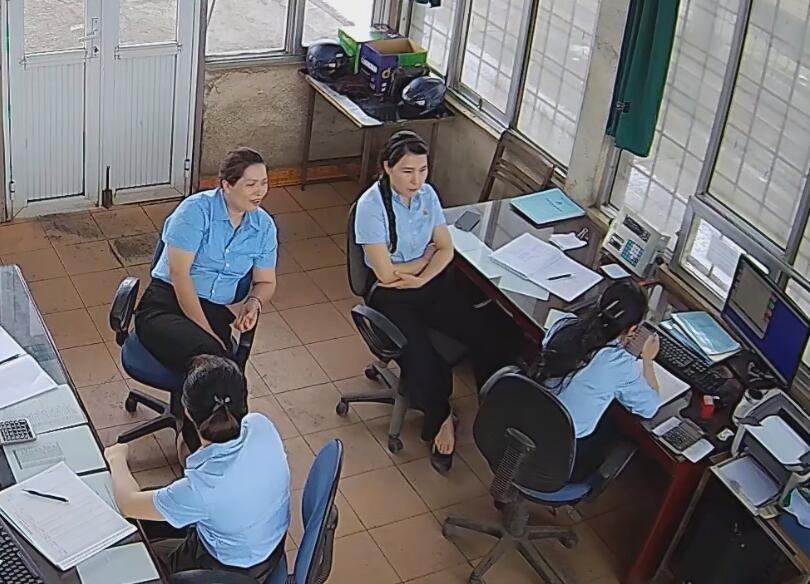 She is the office dangling queen 2